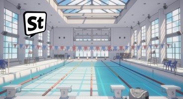 (23.10.10) [스냅툰 + 스케치업] 수영장