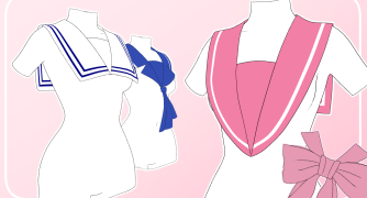 내 마음대로 조합하는 3D카라&리본 세트
