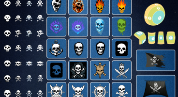 클로즈업 해골 완전 정복 아이콘·데칼 팩